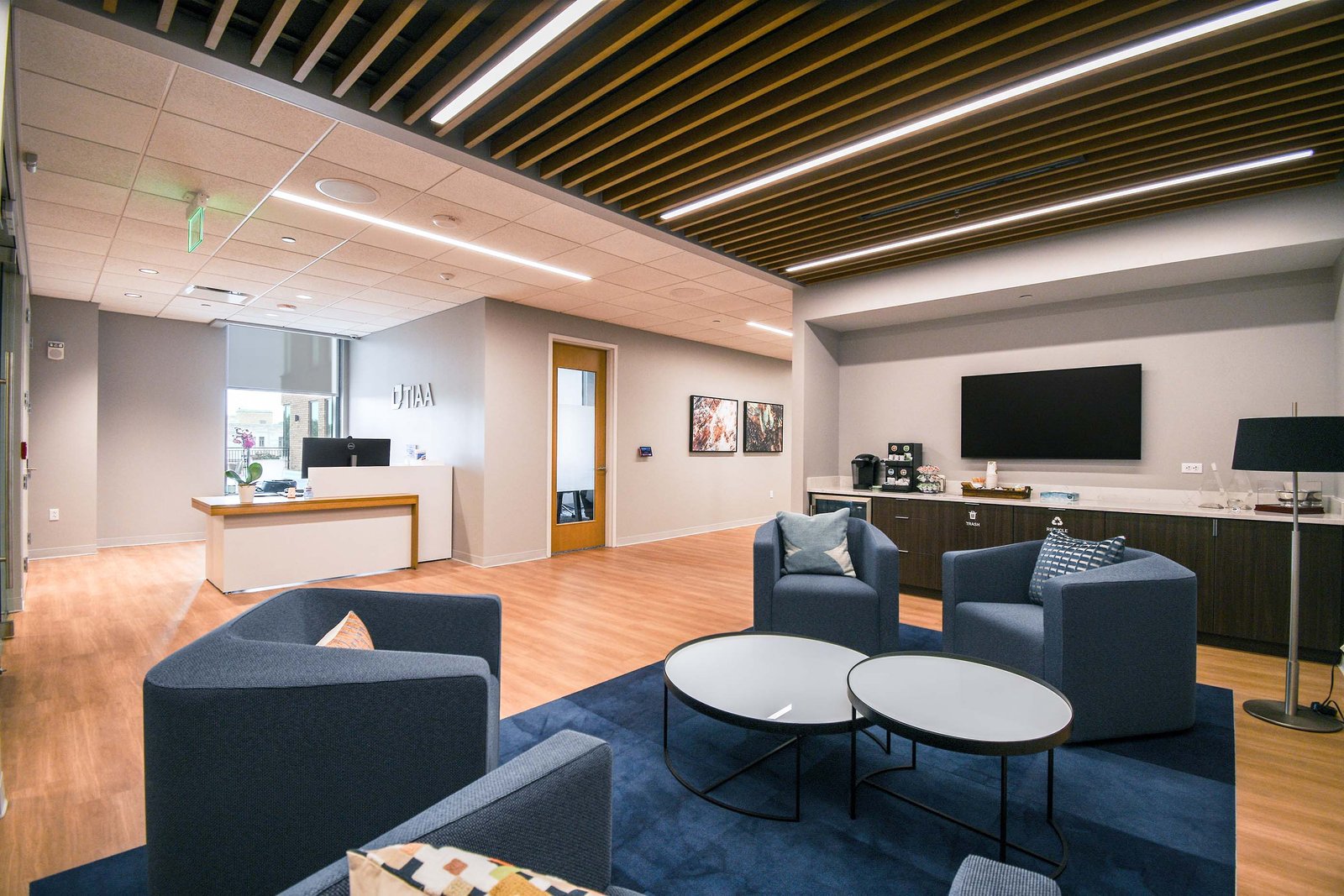 Reception area.