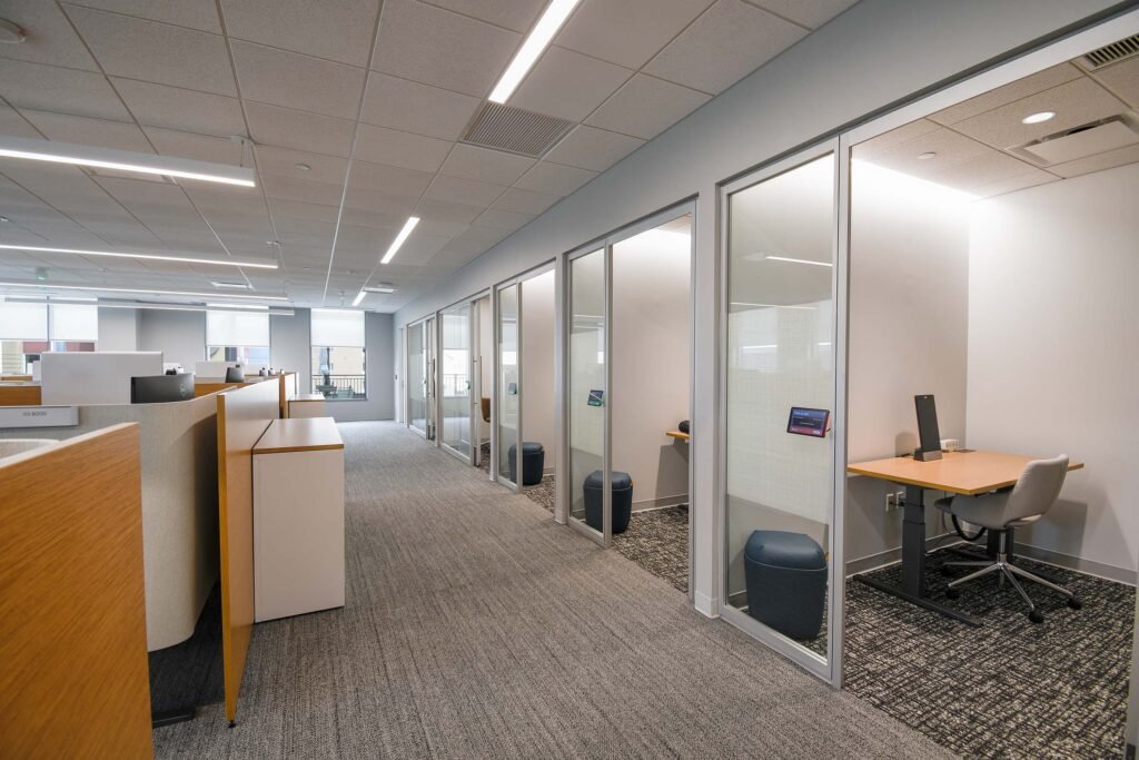 Offices and meeting rooms.