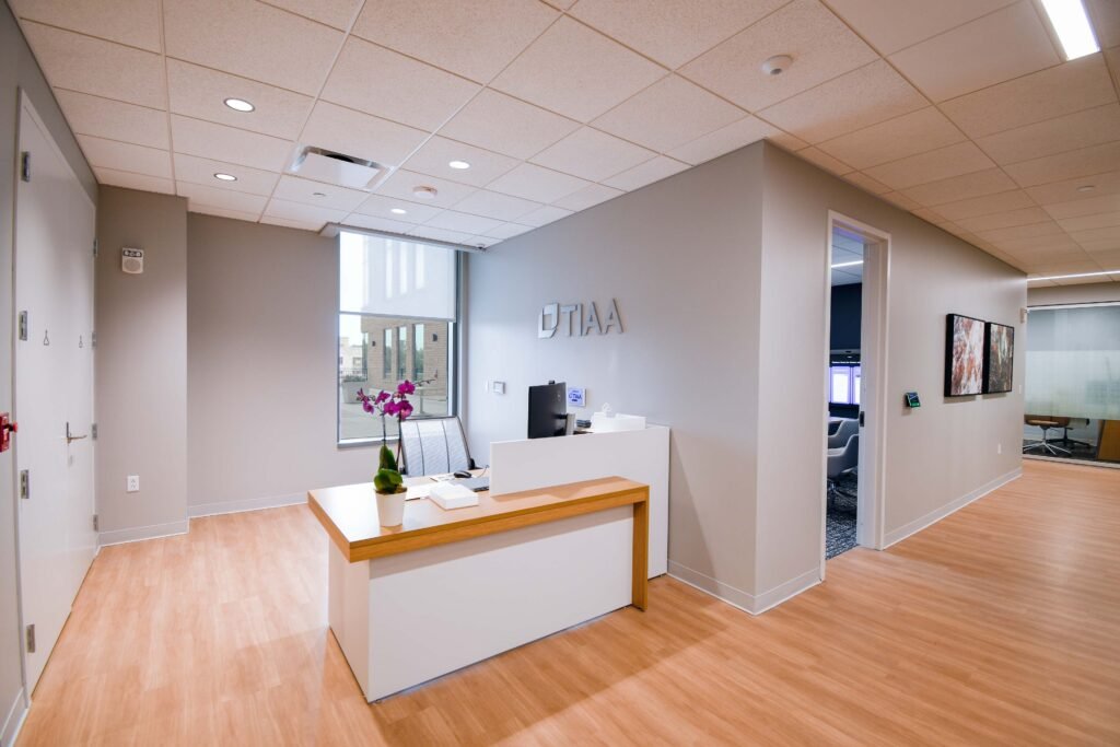 Reception area.