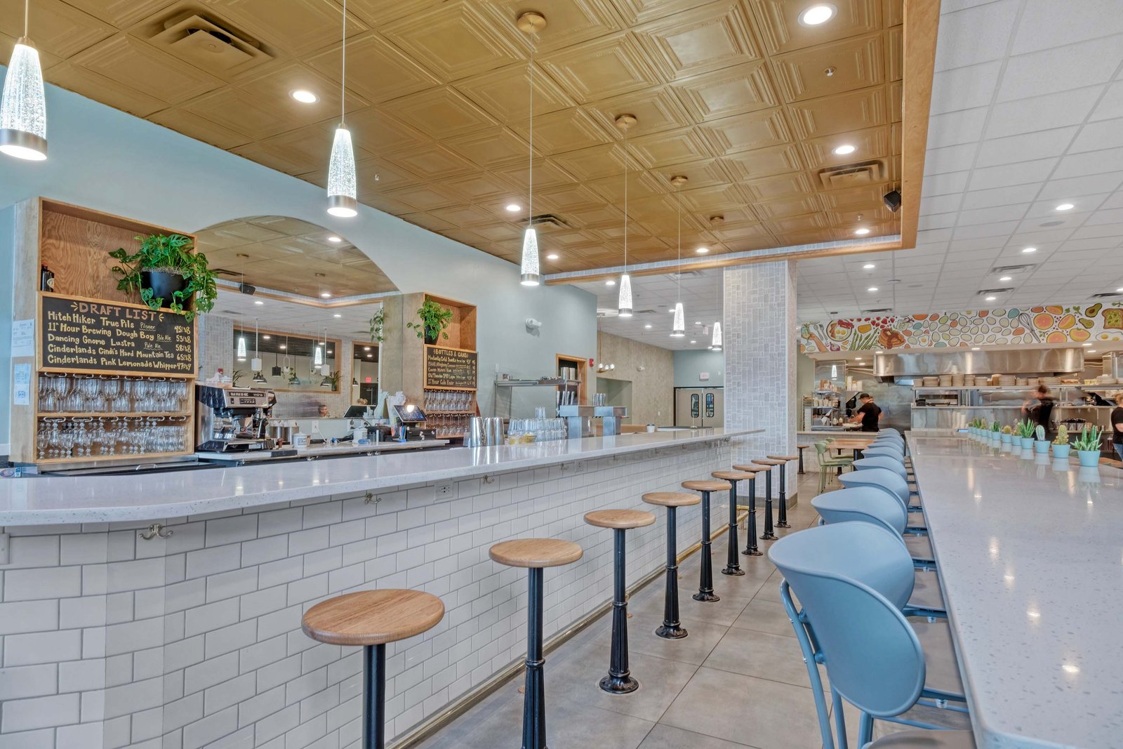 Dining counter.