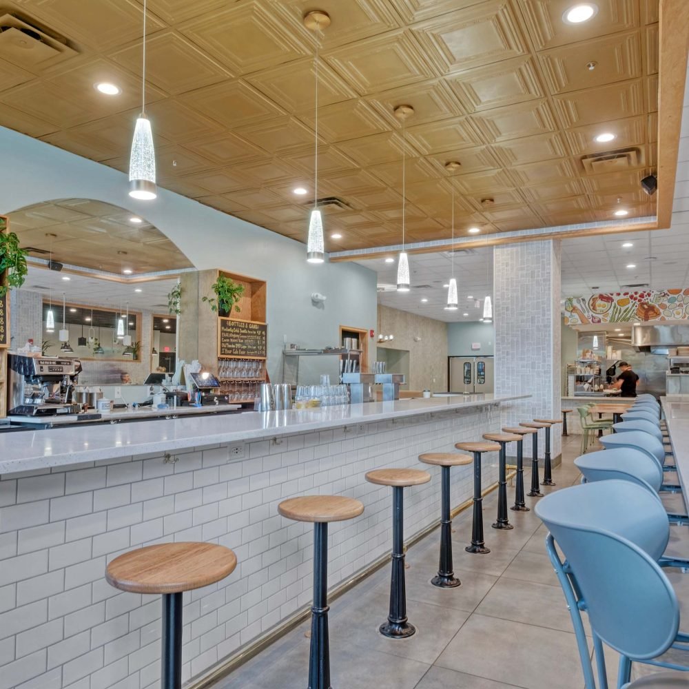 The Speckled Egg 01 Dining counter.